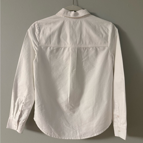 NWT Madewell Oxford Button-Up Shrunken Shirt - Picture 8 of 11